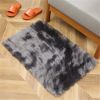 1pc, Tie-Dyed Plush Shag Furry Area Rug for Bedroom, Living Room, Nursery, and Kids Room - Ultra Soft and Fluffy, Washable, Non-Shedding, and Perfect