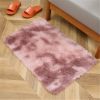 1pc, Tie-Dyed Plush Shag Furry Area Rug for Bedroom, Living Room, Nursery, and Kids Room - Ultra Soft and Fluffy, Washable, Non-Shedding, and Perfect