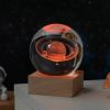 Cosmos Series Crystal Ball Night Lights; Milky Way; Moon; Desktop Bedroom Small Ornaments; Creative Valentine's Day Gifts Birthday Gifts